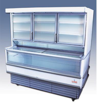 doors above glass lid reach-in freezer Microwave Oven Table Top