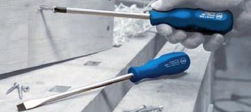 Hardness, torque and dimensional accuracy of each screwdriver meet all DIN/ISO specifications.