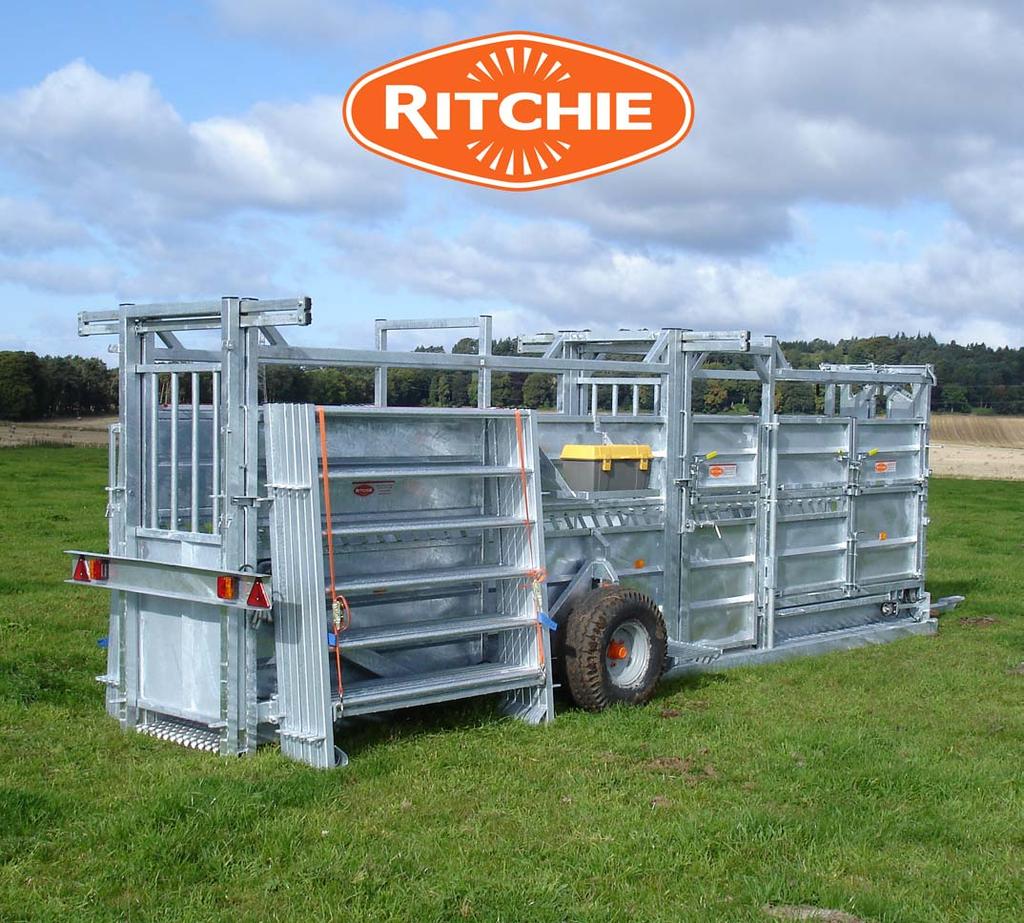 Mobile Cattle Handling Crate Model 310g Hoof Trimming