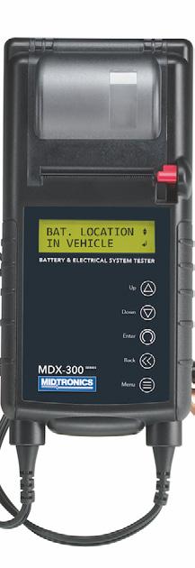 14 MDX-SERIES 15 WHAT TESTER DO I USE FOR PROPERLY SERVICING AND ADVISING MY CUSTOMER?