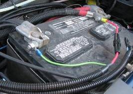 You will hear a click when properly connected. 11-4. Run the battery leads to either one the two batteries or to the alternator.
