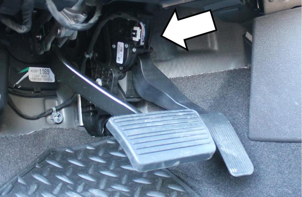 6 May 2014 (1036620-27) 1998.5-2014 Dodge / GMC High Idle Kit (I-00321) 7 b. On all other models, the sensor is built into the top of the accelerator pedal below the dashboard. 3.