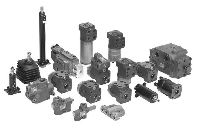 A wide range of steering components A WIDE RANGE OF STEERING COMPONENTS F300599 Sauer-Danfoss is the largest producer in the world of steering components for hydrostatic steering systems on off-road