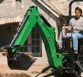 Backhoes, Posthole Diggers, Rakes, and Power Rakes Ground attack. The time has come for serious work.