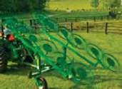 All units feature convenient rotor angle adjustment and balloon tires for smooth operation over irregular ground.