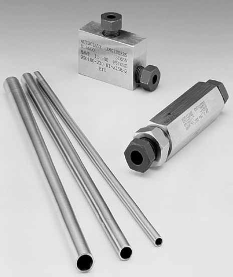 LOW PRESSURE FITTINGS AND TUBING 8 LOW PRESSURE FITTINGS AND TUBING Pressures to psi (034 bar) Since 945 Autoclave Engineers has designed and built premium quality valves, fittings and tubing.