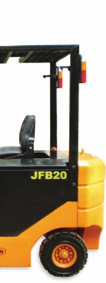 plate welded body provides robustness and makes JFB stable and safe EASY MAINTENANCE : Easily removable batteries, easily accessible components and easily available spare parts restricts machine down