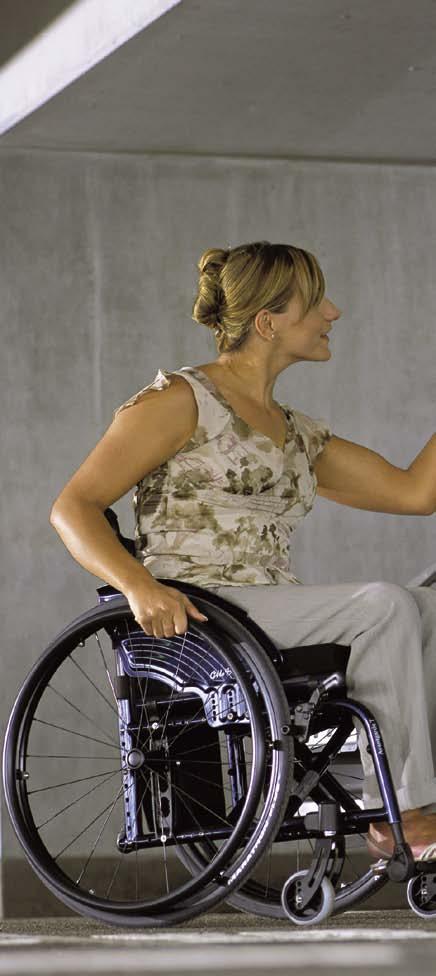 The Avantgarde T is the wheelchair for all occasions. It is individually configured from an extensive assembly kit and represents the basis of the entire Avantgarde family.