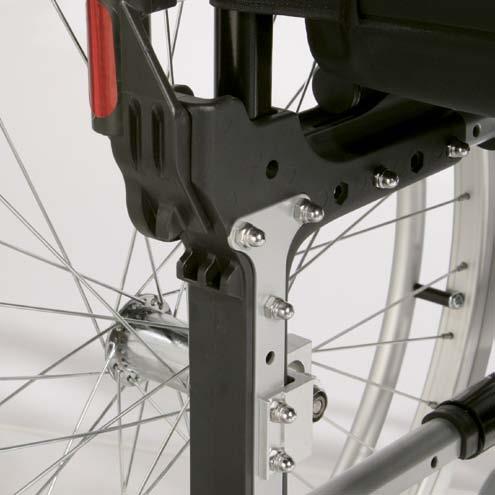 Start M2 Effect Product Features Aluminium tube frame All main component groups are attached with screws Standardized caster forks for all wheel sizes Durable upholstery Small folding size with