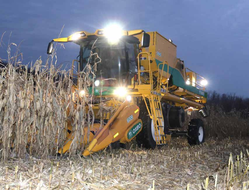 9840 The Oxbo 9820 research combine delivered on features the industry asked for.