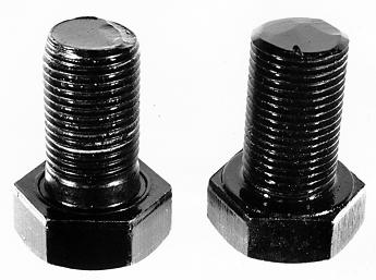 Figure 43 : These bolts are special because they are equipped with either a ring or washer design on the underside of the head. SEE FIGURE 44.