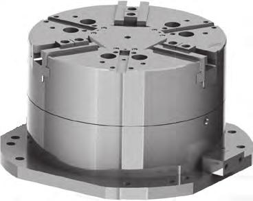 US-Large Diameters Pneumatic static cylinder for 2 or 3 or 4 jaws Stationary cylinder + chuck unit Ø 400-800 mm option for serrated or Tongue & Groove jaws option of sealed or not sealed chucks