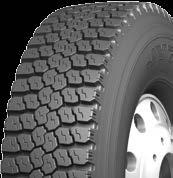 ON/OFF ROAD JY701 Drive-position tire for mixed service use. Casing structure is designed to be extra strong for high durability.