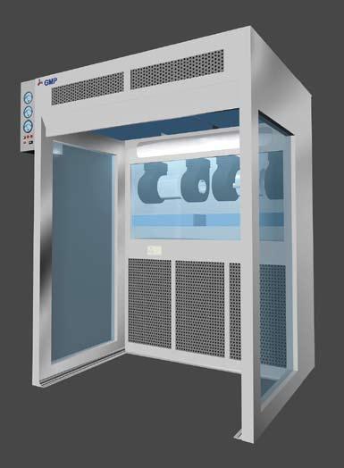 Reverse Laminar Air Flow Unit sterireverse TM is designed for providing highest level of protection from airborne contaminants generated during powder handling operations such as sampling, charging &