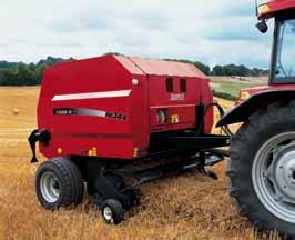 RB 3-SERIES fixed chamber balers 2 MODELS - BALE DIMENSION 120x125CM COMPACT, LIGHT AND MANOEUVRABLE The RB 344 fixed chamber round baler has a straight forward