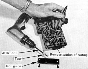 Page 8 of 11 and repair it now. Install proper retaining screws and tighten finger tight. STEP 20. Governor plug valves: (See Fig. 17.) Install 2-3 shift valve governor plug.