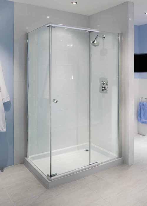 Sliding doors corner Flight sliding enclosures offer flexible showering solutions to enhance your bathroom.