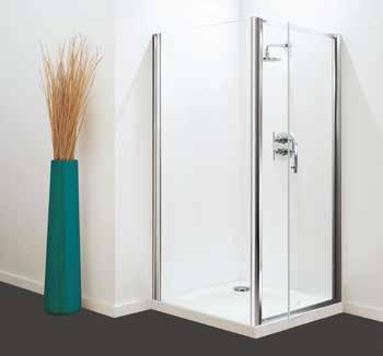 47 The Optima Corner Entry 800mm Door can be cut down to use on a 760mm tray. Nominal Finish Code Retail Price Retail Price Tray Size 800mm White OCE 380 CUW 404.38 485.