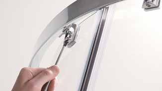 CE tested and complies with BSEN14428 guarantee when fitted with a Coram shower tray We love detail At Coram we only use quality materials right down to