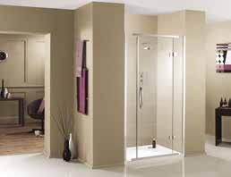 Doors and enclosures are tested in accordance with the relevant EN standards and are suitable for use with modern power showers. Profiles are adjustable to compensate for out-of-true walls.
