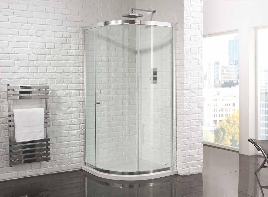 double door & single door quadrant The Venturi 6 Quadrants are perfect for maximising showering space whilst providing a stylish addition to your bathroom.