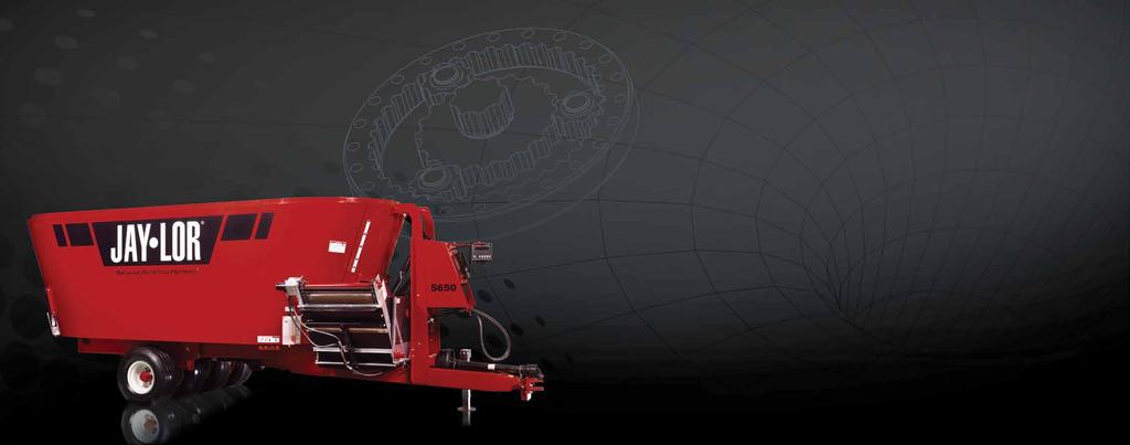 Twin Auger Mixers Jaylor 5000 Series Twin Auger TMR mixers are available in a wide range of configurations in capacities from 615 to 960 cubic feet (ft 3 ).