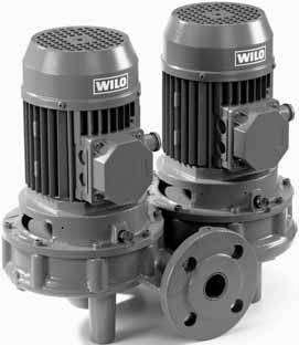 Standard Pumps Double pumps In-line (Heating, Air-conditioning, Cooling and Industry) Series overview Series: Wilo-VeroTwin-DPL H[m] DPL 7 Wilo-VeroTwin-DPL n = /min DPL DPL DPL DPL DPL [m³/h]