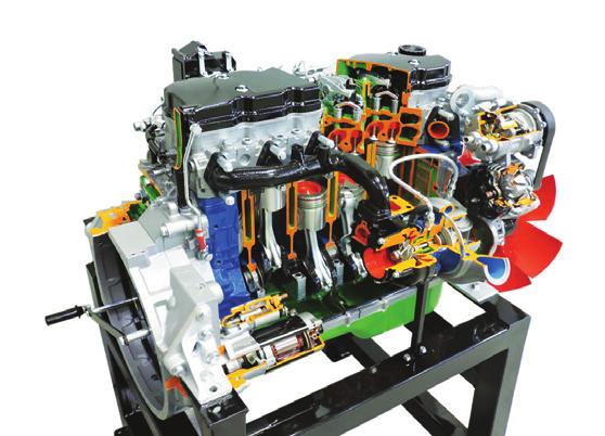 Weight: 270 kg TURBO DIESEL TRUCK ENGINE INLINE-6, COMMON RAIL N98-ND6091E 140cm x 100cm x 165cm (LxWxH) 510 kg Gross Weight: 630 kg Displacement: 5,900CC Inline-6 with Direct Injection Camshaft in