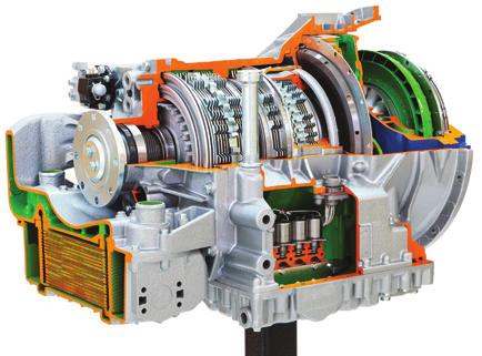 It is a nonsynchronized gearbox, which is divided into 2 parts: 1.