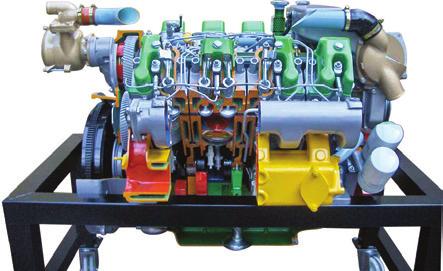 MARINE INBOARD DIESEL ENGINE 6-CYLINDER WITH CLOSED COOLING CIRCUIT N98-ND7940 120cm x 185cm x 150cm (LxWxH) 1100