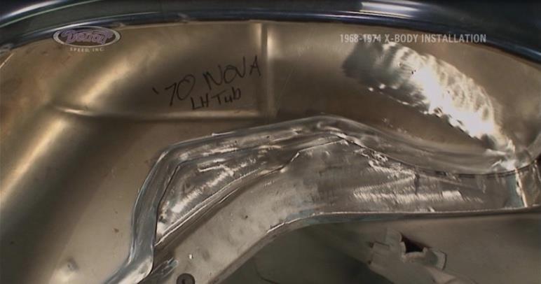 mount and the mini-tub welds to a smooth finish as shown in Figure 33.