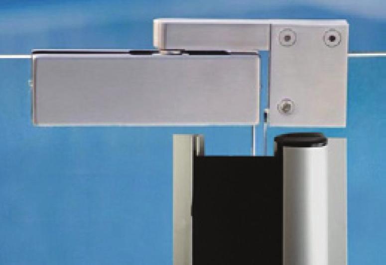 FP300 Suitable for most single and double action doors including automatic doors Roller system finger protection For