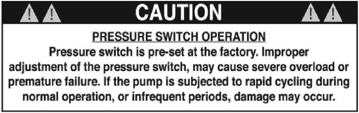 TROUBLE SHOOTING Pump will not turn on: 1. Ensure the power switch or remote switch is in the on position (the I position is on and the O position is off). 2. Ensure the battery is fully charged.