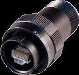 IPT301 Connector with Accessory Threads and RJ45 Plug (Plug) or Jack () to Crimp Removable