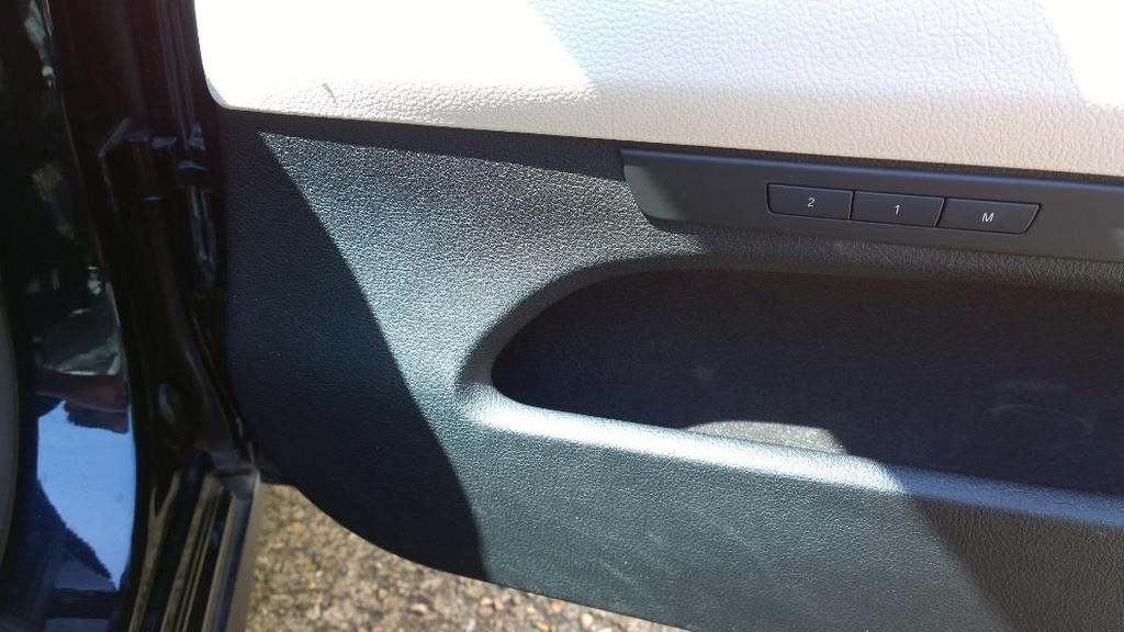 The plastic trim that is removed is also easier as runs the length of the door card.