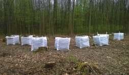 The mass of 1 bag with logs is from 15 to 0 kg.