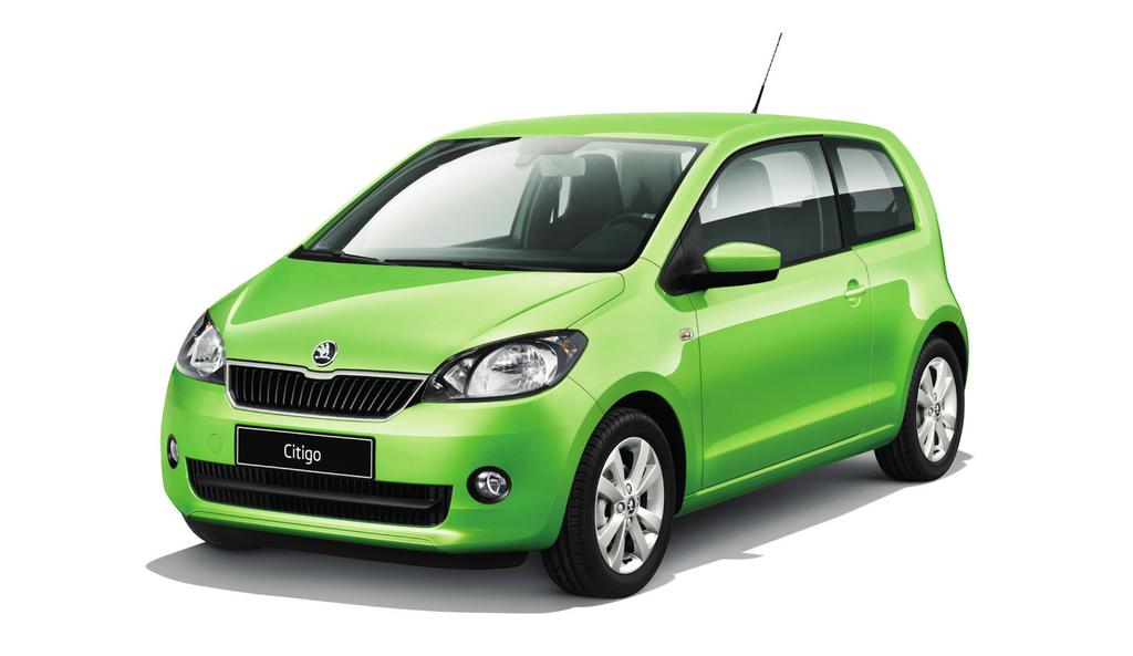 The ŠKODA Citigo at a glance Compact yet roomy, economical yet agile, the ŠKODA Citigo is an ideal car both in and out of the city. It offers surprisingly generous interior space.
