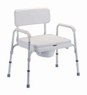 12 TSS Toilet support frame TSB Commode chair TSU Universal commode chair Up to 120 kg Up to 200 kg Up to 120 kg A very lightweight, sturdy, elegant and versatile toilet support frame.