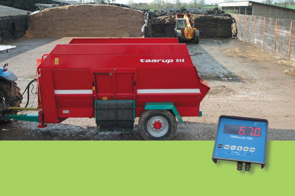 All the flexibility you need With the Taarup 600 series feed material in most common formats, including round and