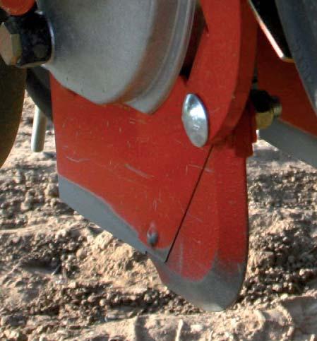 The standard and twin seed coulters are both
