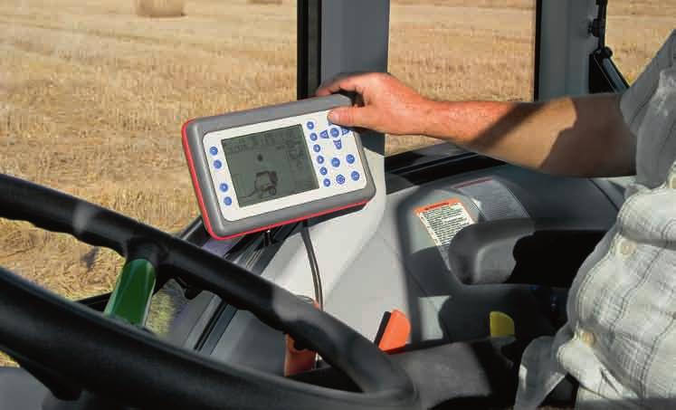 With large soft-touch buttons on the FOCuS terminal, baler adjustments can be easily made from the comfort of the