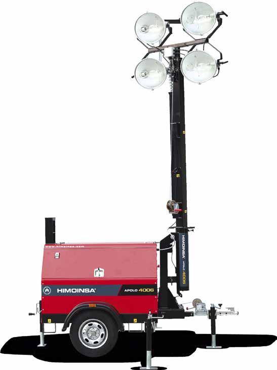 2 APOLO START THE APOLO START SERIES COMPRISES ROBUST LIGHTING TOWERS DESIGNED TO OPERATE CONTINUOUSLY AND