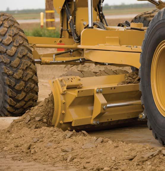 Work Tools and Attachments Equip your machine for the job Moldboard Options Standard 3.7 m (12 ft) or optional 4.3 m (14 ft). Left and right side extensions are also available.
