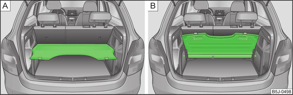 The mounts of the cover 3» Fig. 48 must be positioned above the holders 2 of the side trim panel. Interlock the cover by lightly knocking on the top side of the cover in the area between the holders.