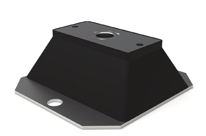 In addition, universal mounts may have an optional wear plate, which eliminates the need for a special machined mounting hole and allows for higher tolerances.