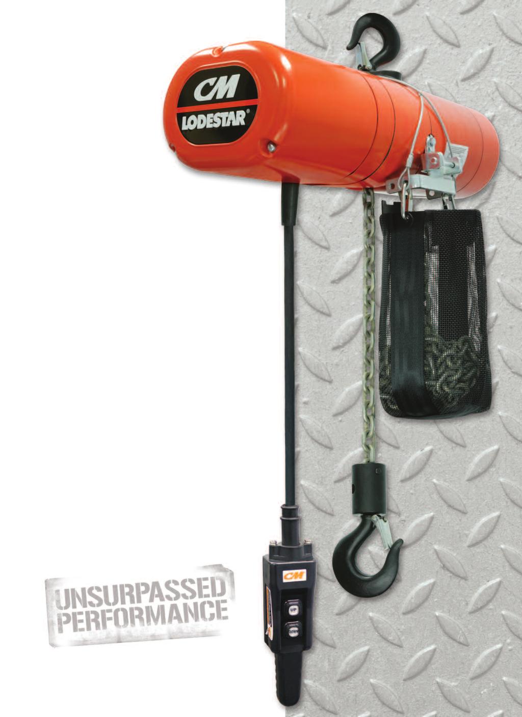 INTRODUCING THE NEXT GENERATION OF LODESTAR WITH CAPACITIES UP TO 3 TONS Columbus McKinnon Corporation, the industry leader in quality lifting and positioning equipment for hoist operators around the