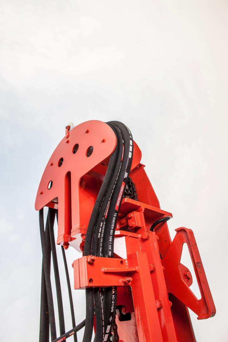 Hose reel Hose Reel is designed to keep rock drill hoses in order, regardless of the drilling direction.