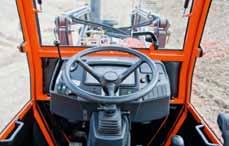 Quick change of attachments Loader arm removable without tools Version with or without parallel guidance available Quicker shifts The shuttle gearbox facilitates fast manoeuvring
