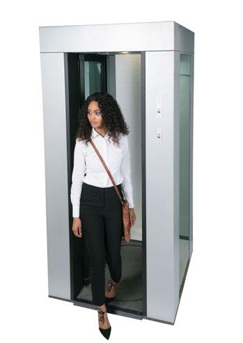 MAN-TRAPS MAN-TRAP SEMI-AUTOMATIC FULL HEIGHT CUBICLE Doors opened by hand and close automatically.