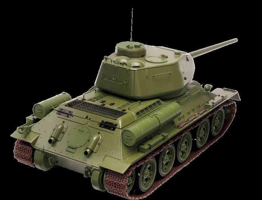 STEP 40 THE T-34-85 IN DETAIL The engine power supply system is designed to convey the fuel from the tanks by priming the pump and filter to the fuel pump, which consistently injects set portions of